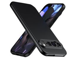 Google Pixel 9 Pro XL Hülle Case black matt TPU dünn weich