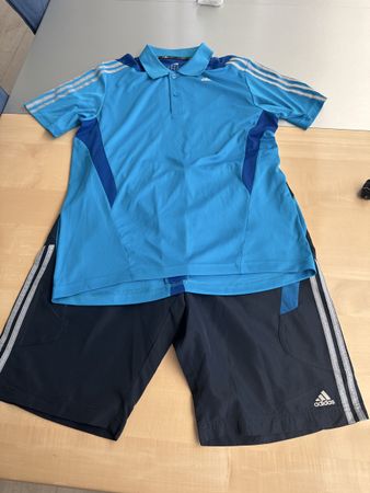 Adidas Set, Shirt und Shorts, Grösse M, Top Zustand! (53)