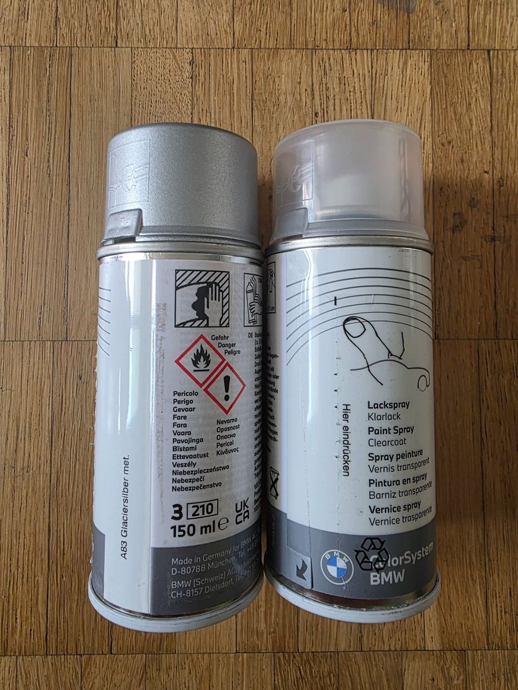 Colori: Bmw lackspray A83 Glaciersilber met. – Nuovo (secondo la descrizione) da Zürich venduto da Aorus 1