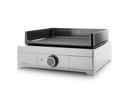 Plancha "Modern", Elektrisch, 45 cm, Inox + Rollwagen