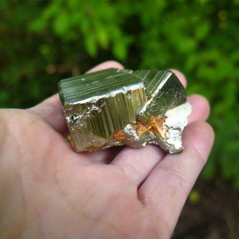 Minerali & Pietre curative: Hochglänzender Pyrit von Peru, ca. 135 gr. – Usato da Schaffhausen venduto da Yamakana51L8736OQ8 1