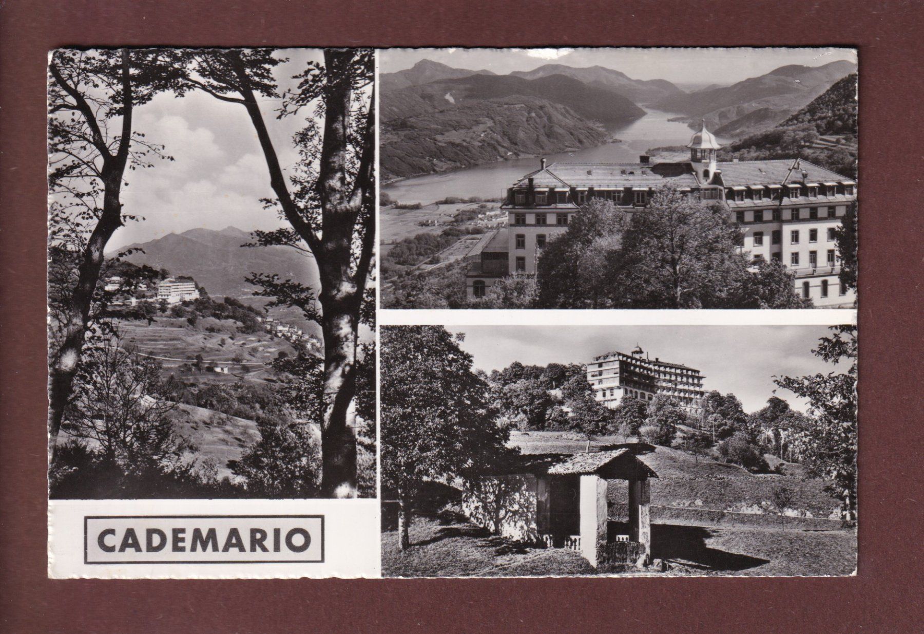 Cartoline postali: CADEMARIO - 3 images – Usato da Pully venduto da nicecards