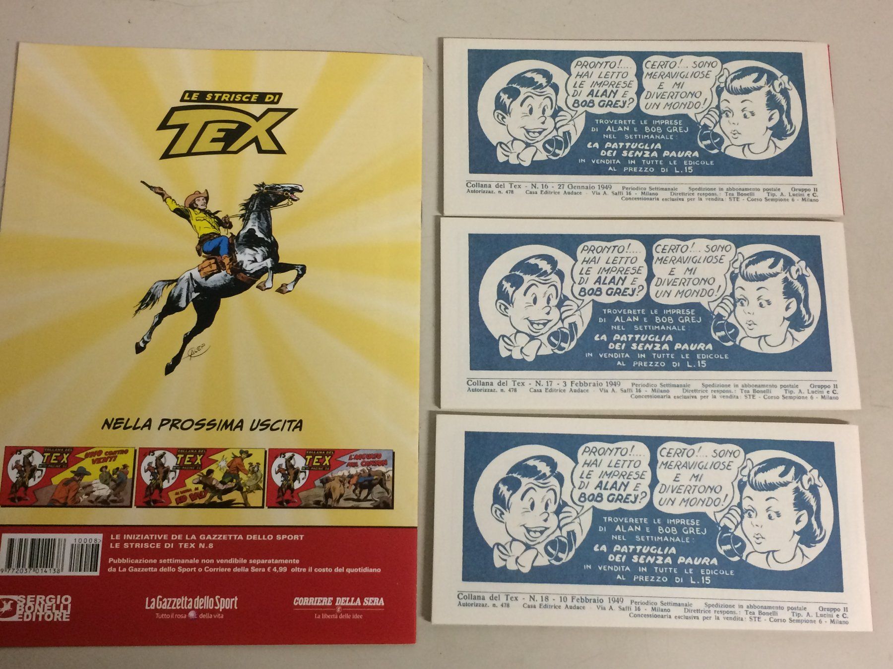 Fumetti: LE STRISCE DI TEX volume 8 IL CAPITANO DELLA RIVER'S QUEEN – Usato da Vezia venduto da Aquarius_Age 1