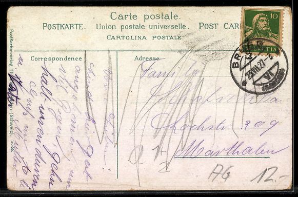 Cartoline postali: AK Brugg, Ortspartie mit Restaurant – Usato da Berlin venduto da bartko-reher 1