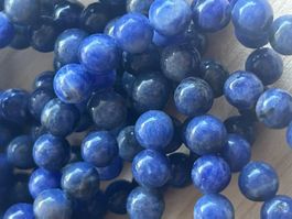 Strang echte Sodalit dark blue beads 6 mm