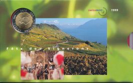 Münzsatz 1999 Stempelglanz "Fète de Vignerons"