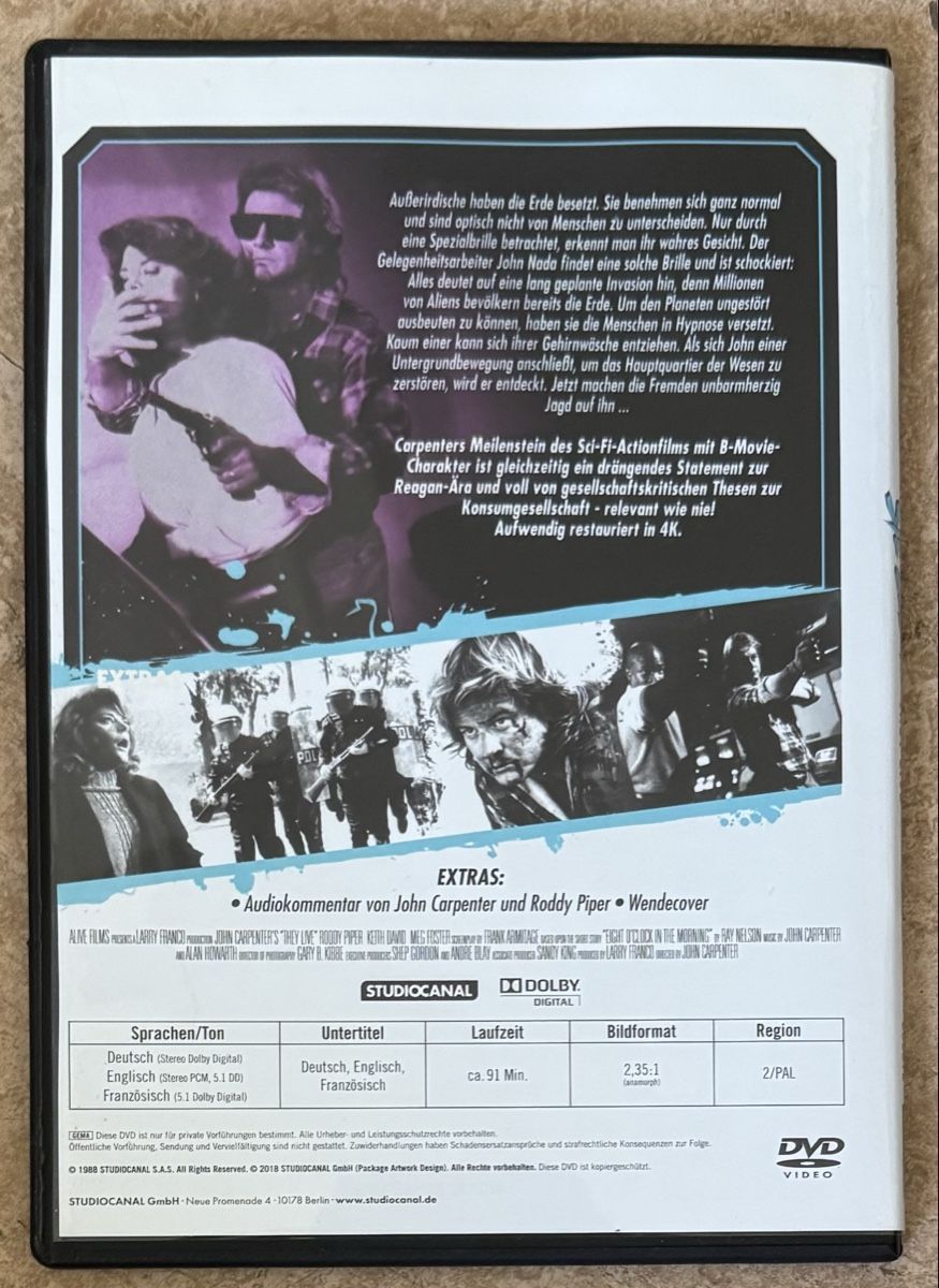 Alle DVDs: SIE LEBEN  – Neu (gemäss Beschreibung) aus Dietikon von AndreaSch01 1