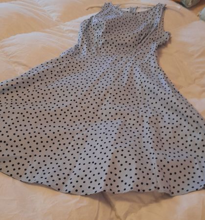 Orsay Abito a pois donna azzurro a pois taglia 34 xs