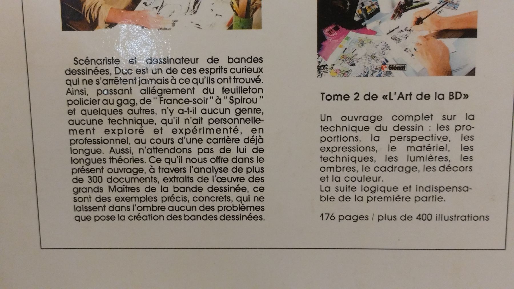 Fumetti: L'Art de la BD, Duc, T1 et T2 – Usato da Farvagny-le-Grand venduto da LaCaverne 3