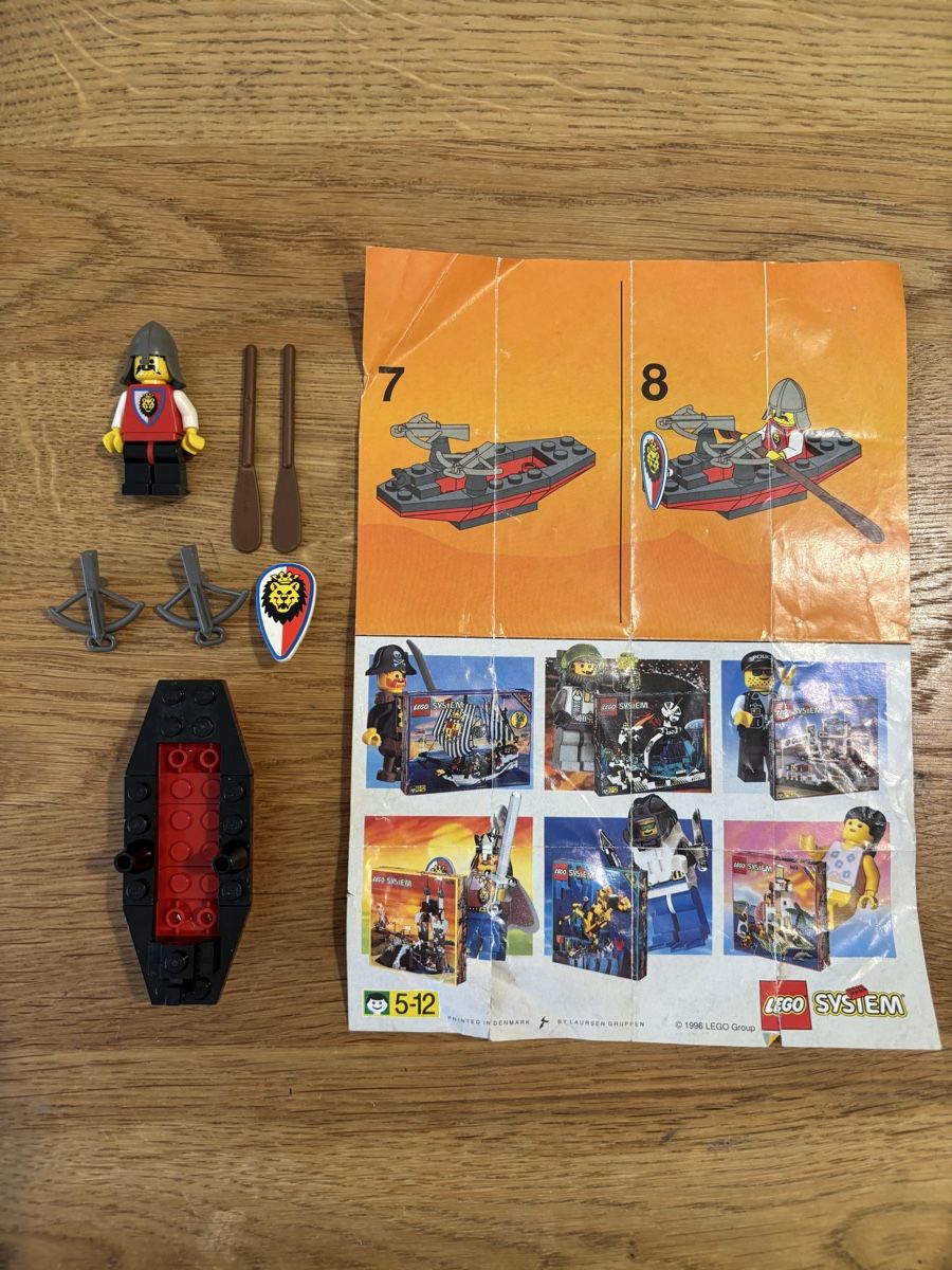 Lego Ritterboot #1752 „Boat with Armor“ mit Anleitung (Gebraucht) in ...