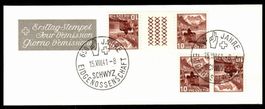 1941 FDC K36 + S54 Schloss Chillon Ausschnitt SBK 3'300.-