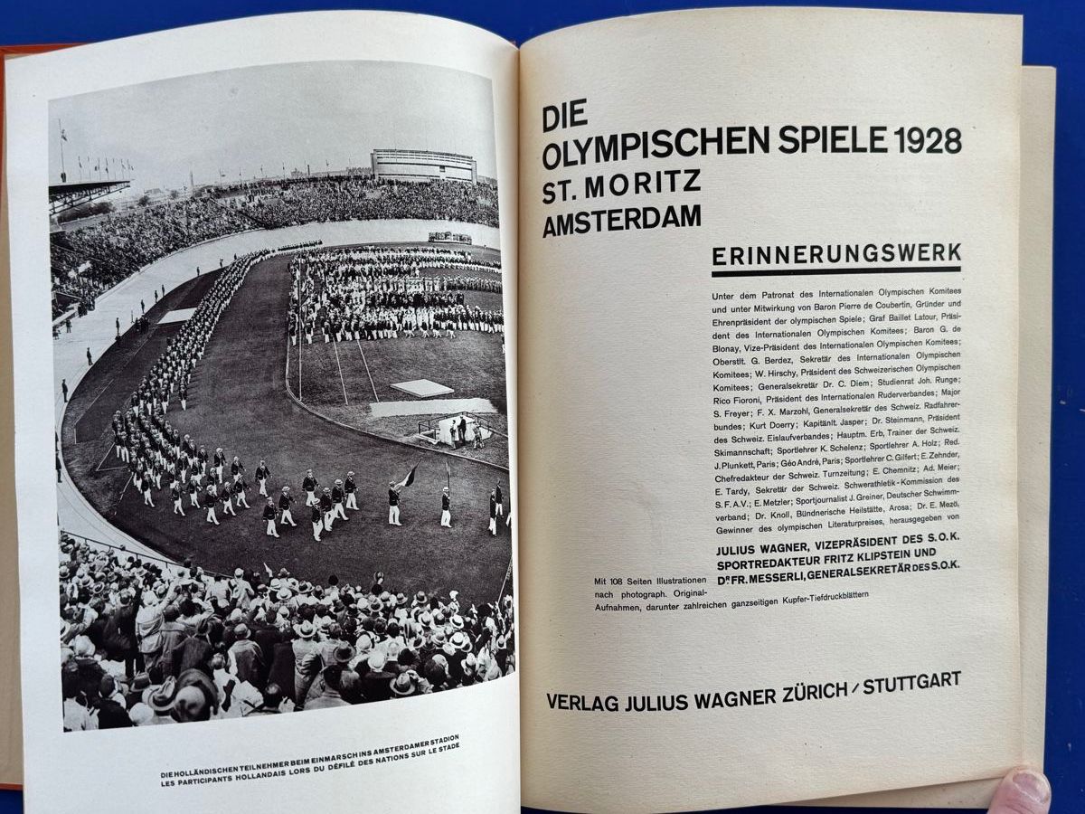 Bücher: Die Olympische Spiele 1928. St.Moritz-Amsterdam. – Gebraucht aus Adliswil von buch_und_kunst 1