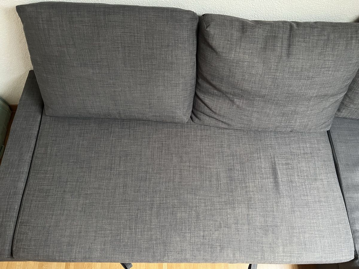 Divani: IKEA FRIHETEN Graues Ecksofa mit Bett – Usato da Watt venduto da rmt07 1