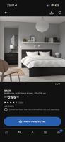 Malm 180x200 with mattress 