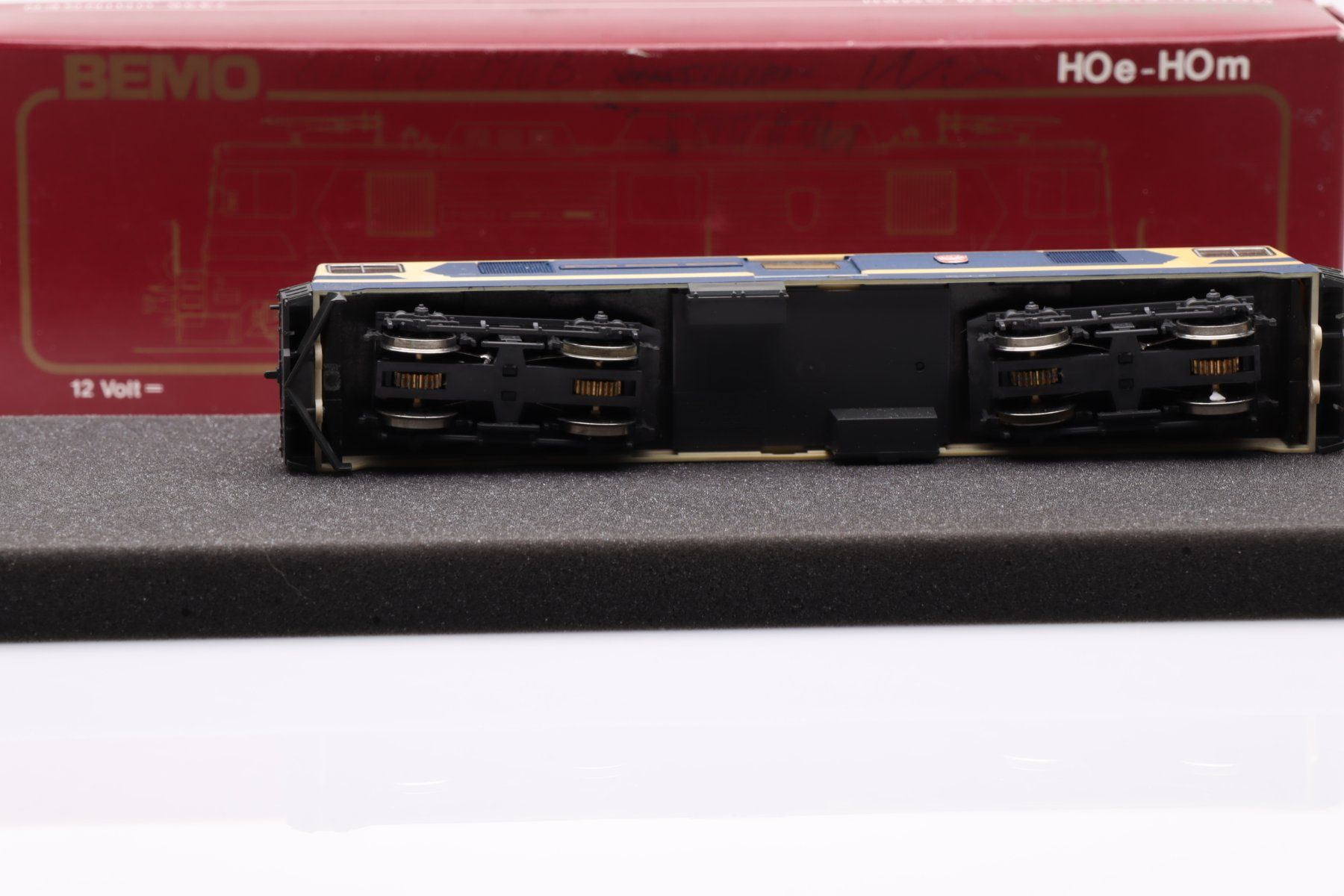 Bemo Modellini di ferrovie: Bemo 1280 302 MOB GDe 4/4 "SAANEN" DC, H0m – Usato da Ried (Muotathal) venduto da Modellbahn.swiss 3