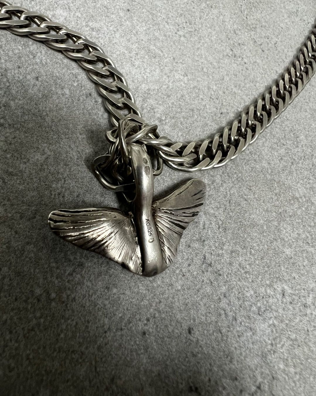 Saint Laurent Catenine: Saint Laurent FW13 925 Silver Eagle Necklace Pendant – Usato da Biel/Bienne venduto da sami0788480082 3