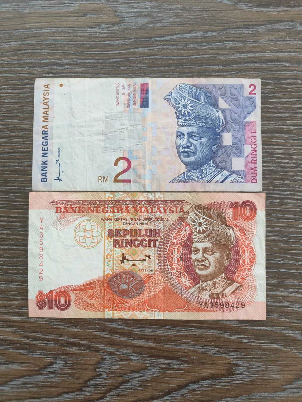Banconote: Malaysia 2 Stück !!!!! – Usato da Flaach venduto da Lonzo99