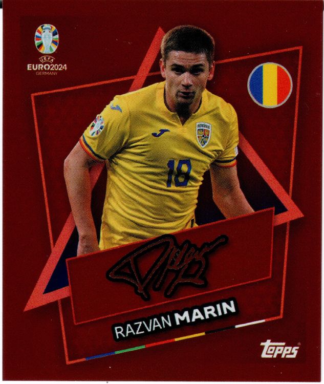 TOP VERSAND *** Topps 2024 EM 💎 ROM SP 💎 Signiert (Neu (gemäss ...