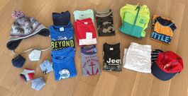 Jungen Kleiderpaket Gr. 86, (18 Teile) Sommer / Herbst