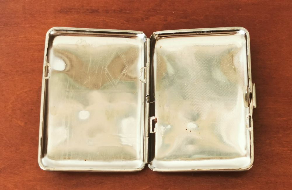 Vintage Nadel-Etui Aus Metall | Elegante Aufbewahrung Für Nähnadeln, Stickgarn & Mehr | Silberfarben, Ca. 8,8x2 Cm