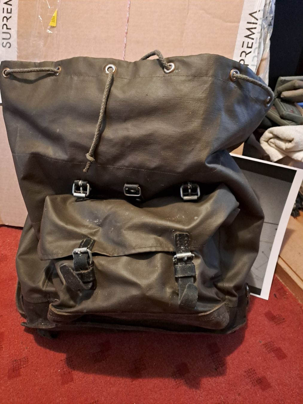 Schweizer Armee Zaini: Militär Rucksack – Usato da St.Gallen venduto da Infanteriewerk 2