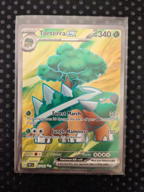 Pokemon TCG Torterra Ex 185/162 Temporal Forces Ultra Rare NM