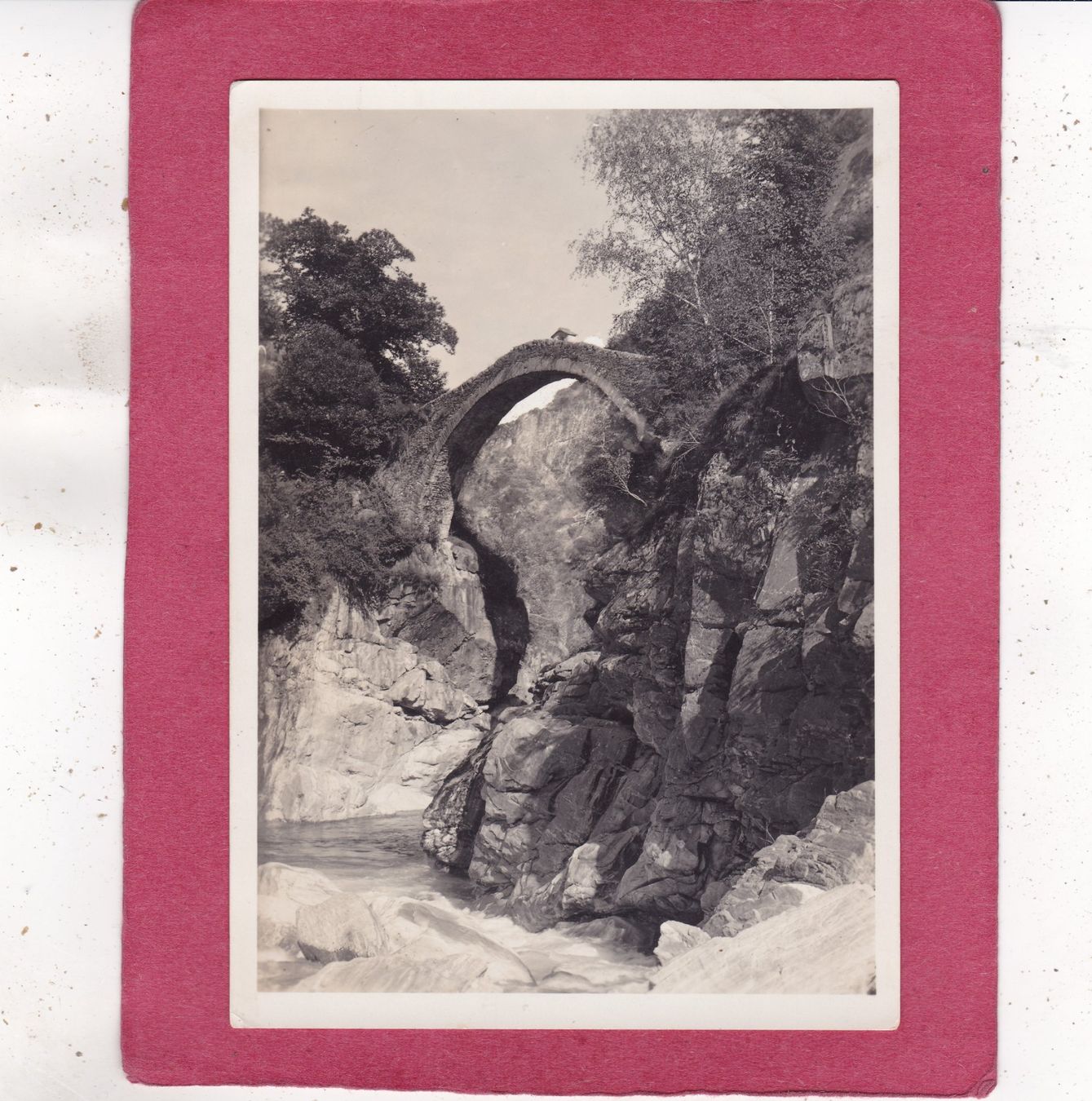 Ansichtskarten: Römerbrücke Intragna 1933 – Gebraucht aus Herisau von Lisegrat2008