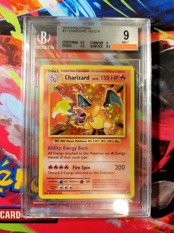 Pokémon Carte collezionabili: Pokémon Charizard  (EVO 11) BGS 9 – Usato da Muri AG venduto da VinceBR