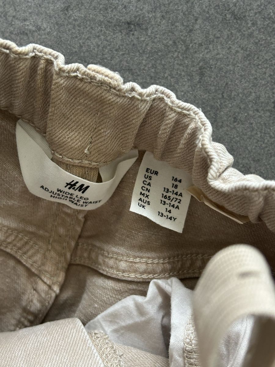 H&M Pantaloni: Jeans H&M Wide Leg Grösse 164 – Usato da Wohlen b. Bern venduto da Beppe99 2