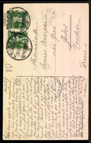 Cartoline postali: AK Chexbres, Les Moulins – Usato da Berlin venduto da bartko-reher 1