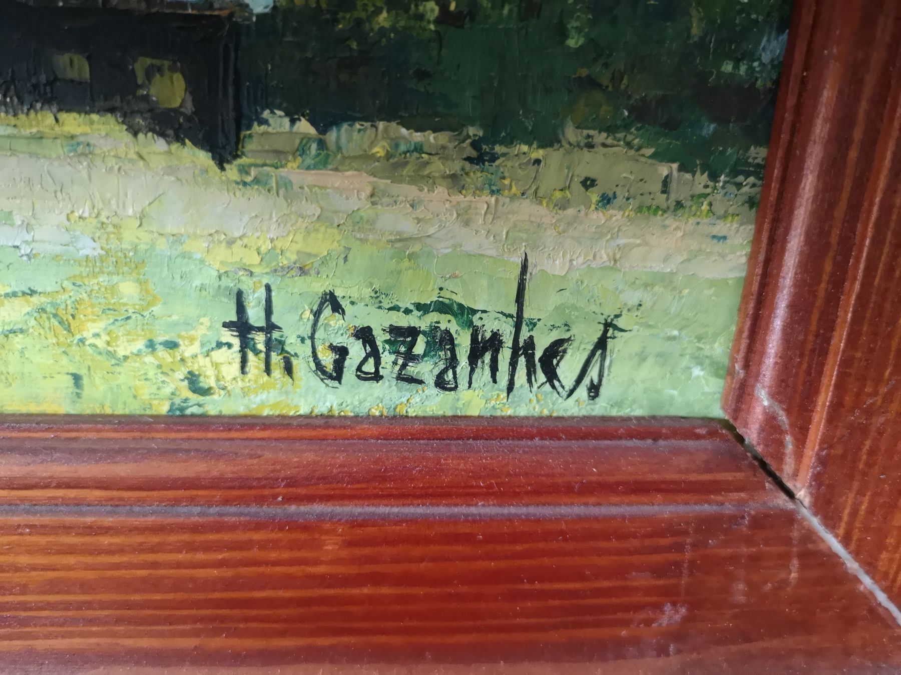 Gemälde: PAYSAGE DE MONTAGNE – Gebraucht aus Genève von Qanil77 2