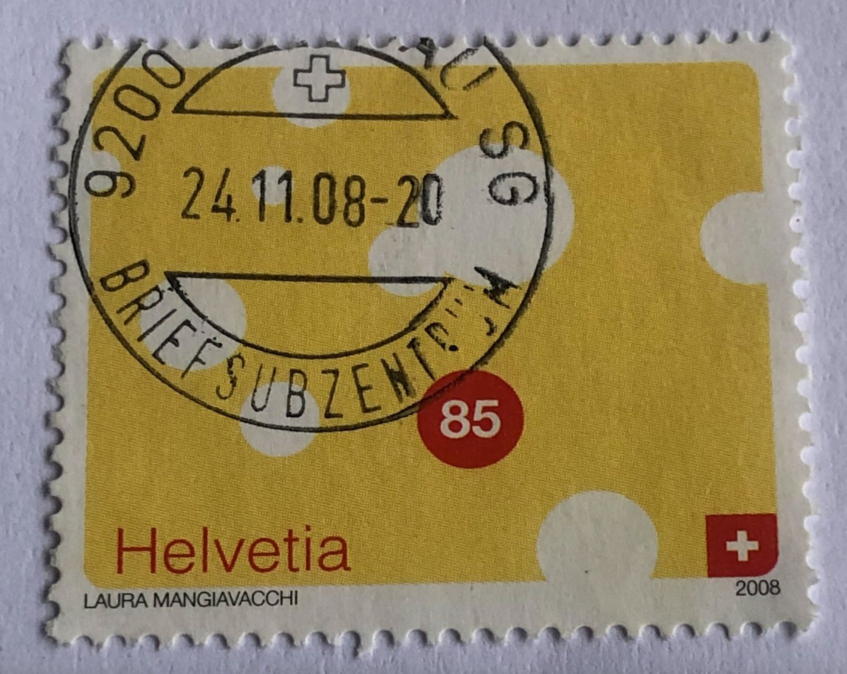 Tutti i francobolli: Nr.1284  mit Stempel  Käse 2008 Sondermarken   – Usato da Aarau venduto da Billa007