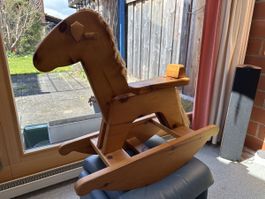 Schaukelpferd Gampirössli holz