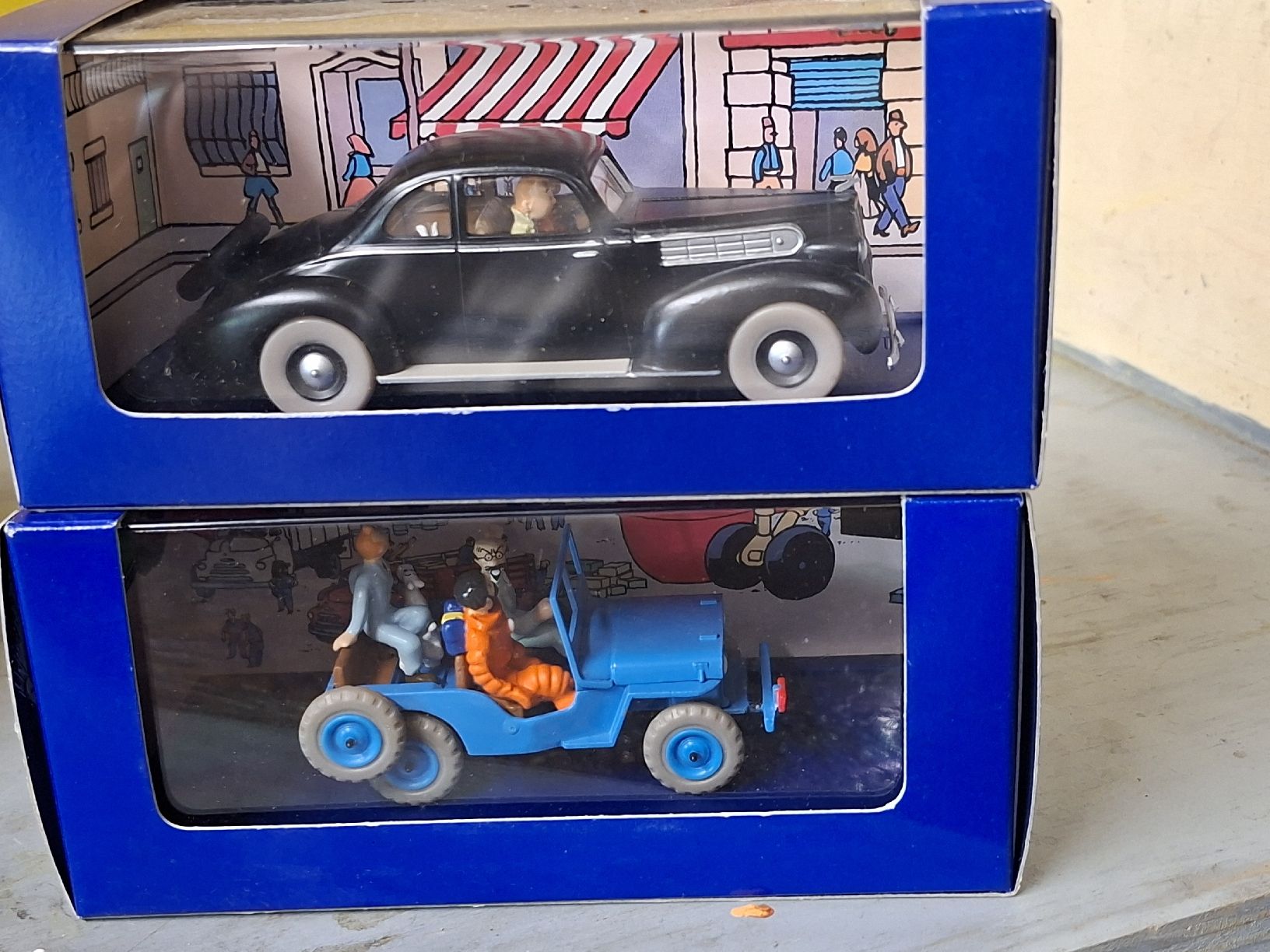 Modellautos: 4 voitures collection Tintin  – Neu (gemäss Beschreibung) aus Monthey von Jmbois 2