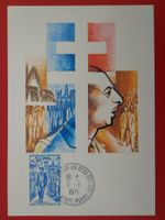 Maximumkarte MK 1971 Frankreich DE GAULLE COLOMBEY
