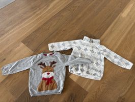 2 Winter Pullover, Grösse 86, Weihnachten 🎄