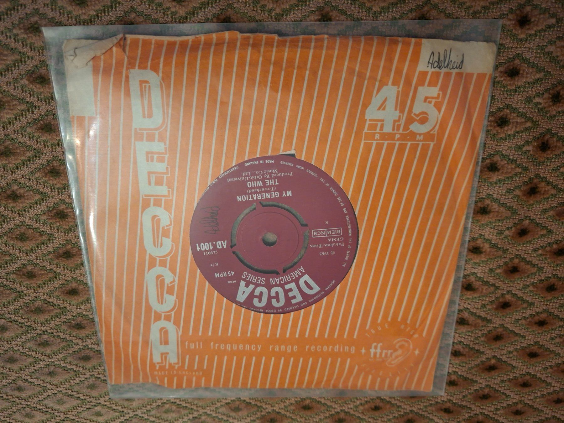 Dischi in vinile: Rare 7" - The Who - My Generation - 1965 – Usato da Bernex venduto da Wannabehasbeen01 1