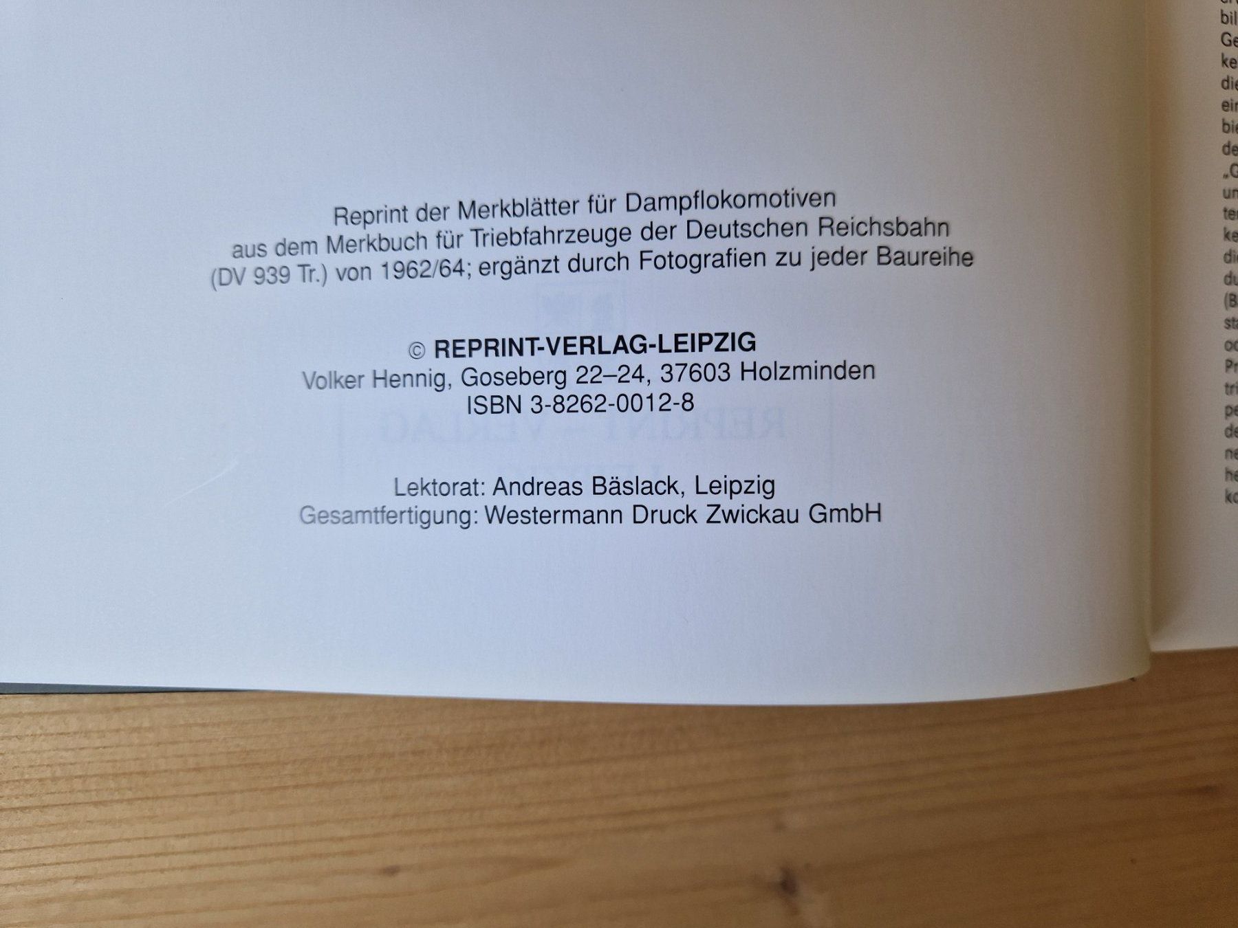 Libri: Die Dampflokomotiven der Deutschen Reichsbahn – Usato da Münchenbuchsee venduto da Aare22 2