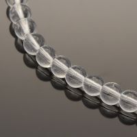 1 Strang Glasperlen transparent 4mm