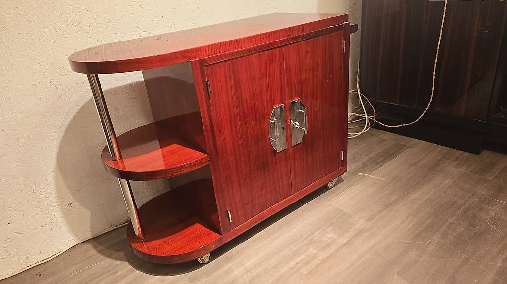 Skulpturen & Statuen: Bar art deco palissandre des indes  – Gebraucht aus Mollens VD von espritartdeco 7