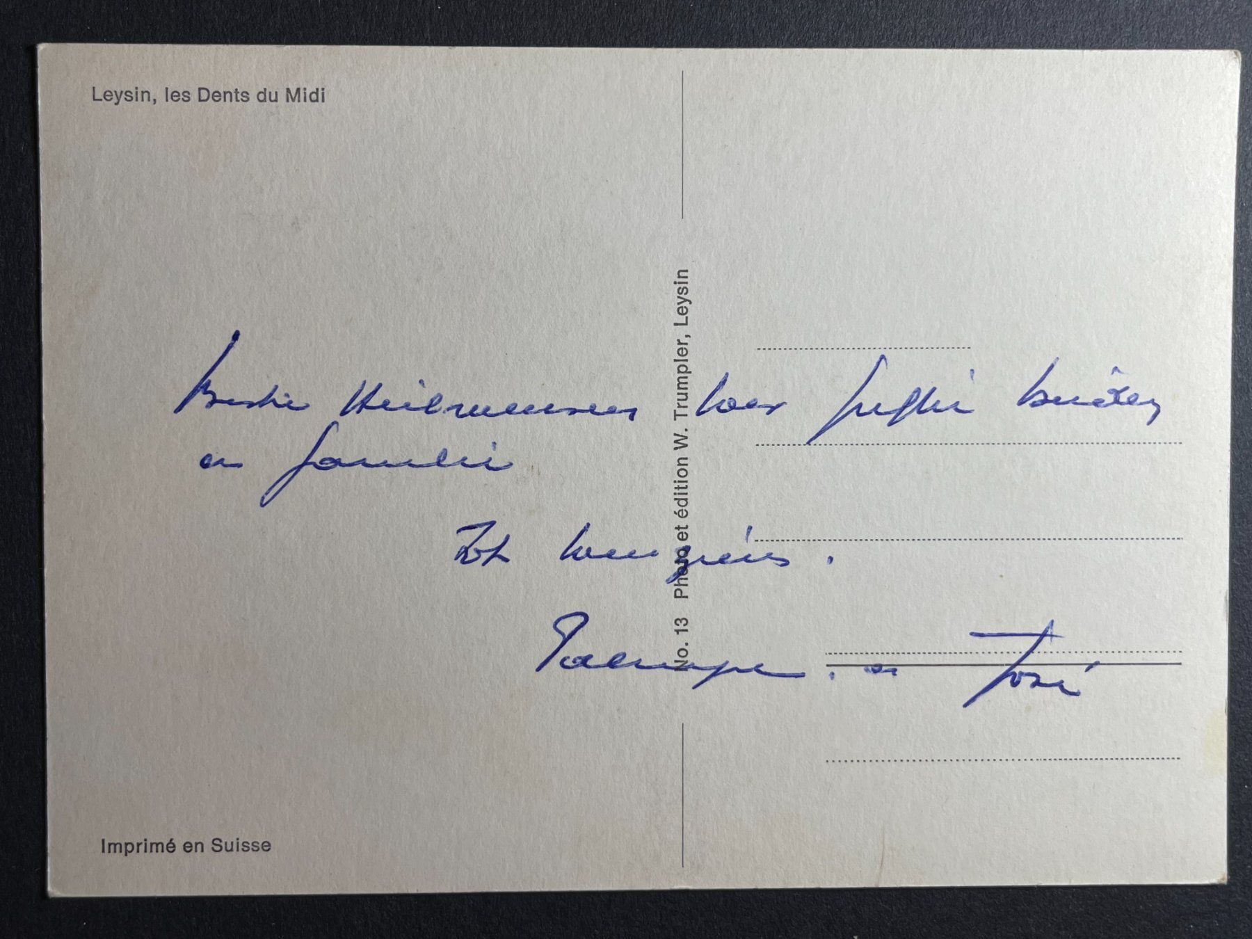 Cartoline postali: Leysin, les Dents du Midi – Usato da Steg VS venduto da _vinci_ 1
