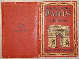 Stadt-Plan Paris, Antik