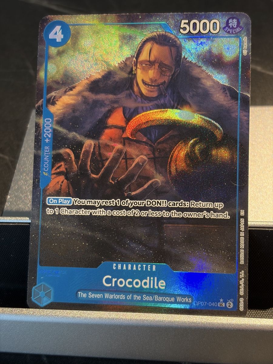 Bandai Carte collezionabili: One Piece OP07-040 Crocodile, Englisch – Nuovo (secondo la descrizione) da St. Gallen venduto da cambitcg