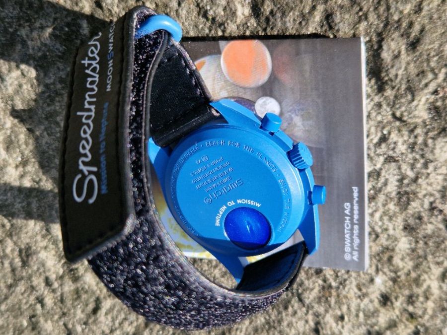 Swatch Orologi: Swatch Mission to Neptune – Nuovo e nell'imballaggio originale da Locarno venduto da BellTicino 6