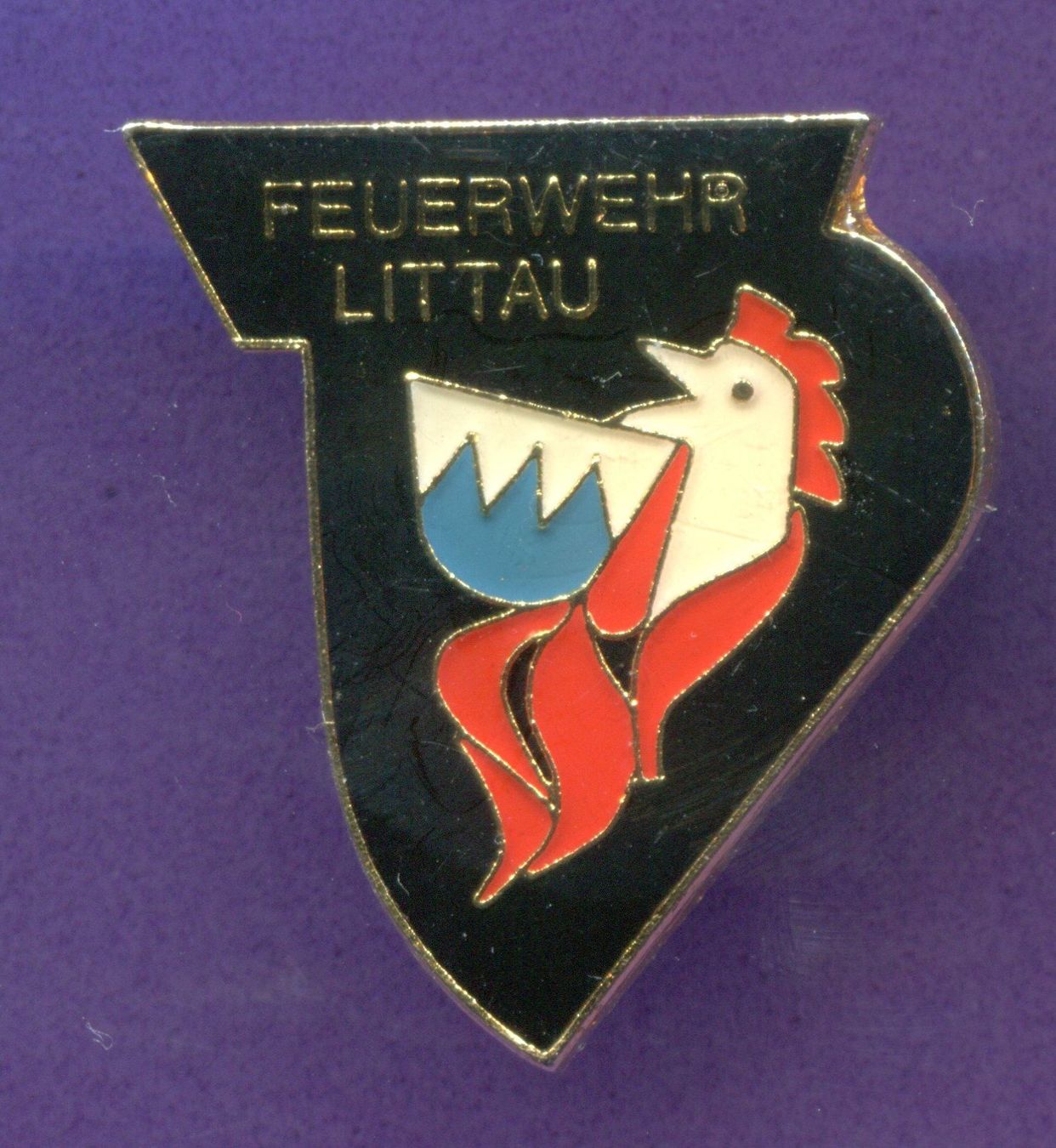Placchette & Badge: Feuerwehr  LITTAU – Usato da Winterthur venduto da Sammleroase