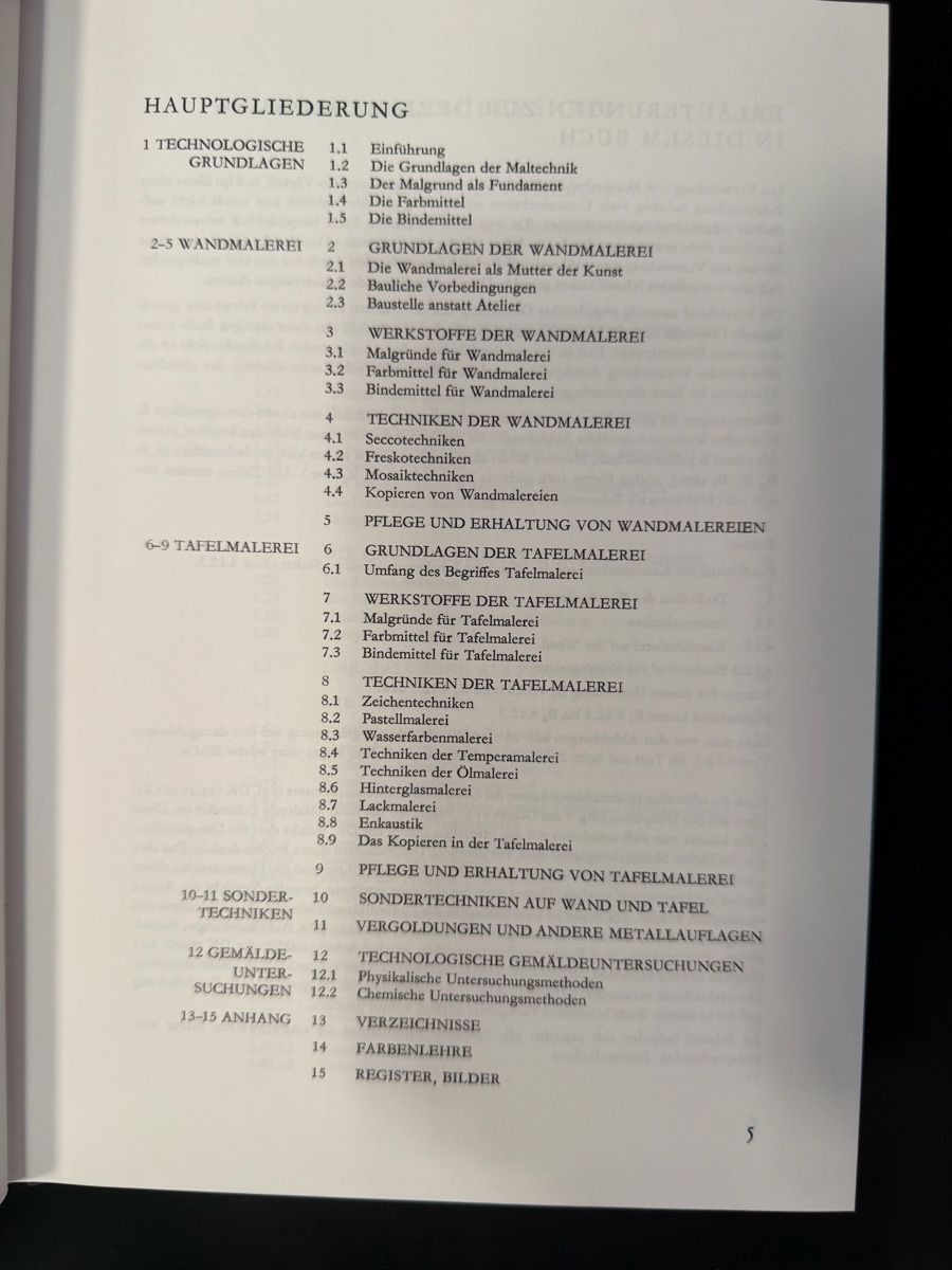 Libri: Werkstoffe und Techniken der Malerei Buch – Usato da Pfäffikon ZH venduto da lenaviktoria 1