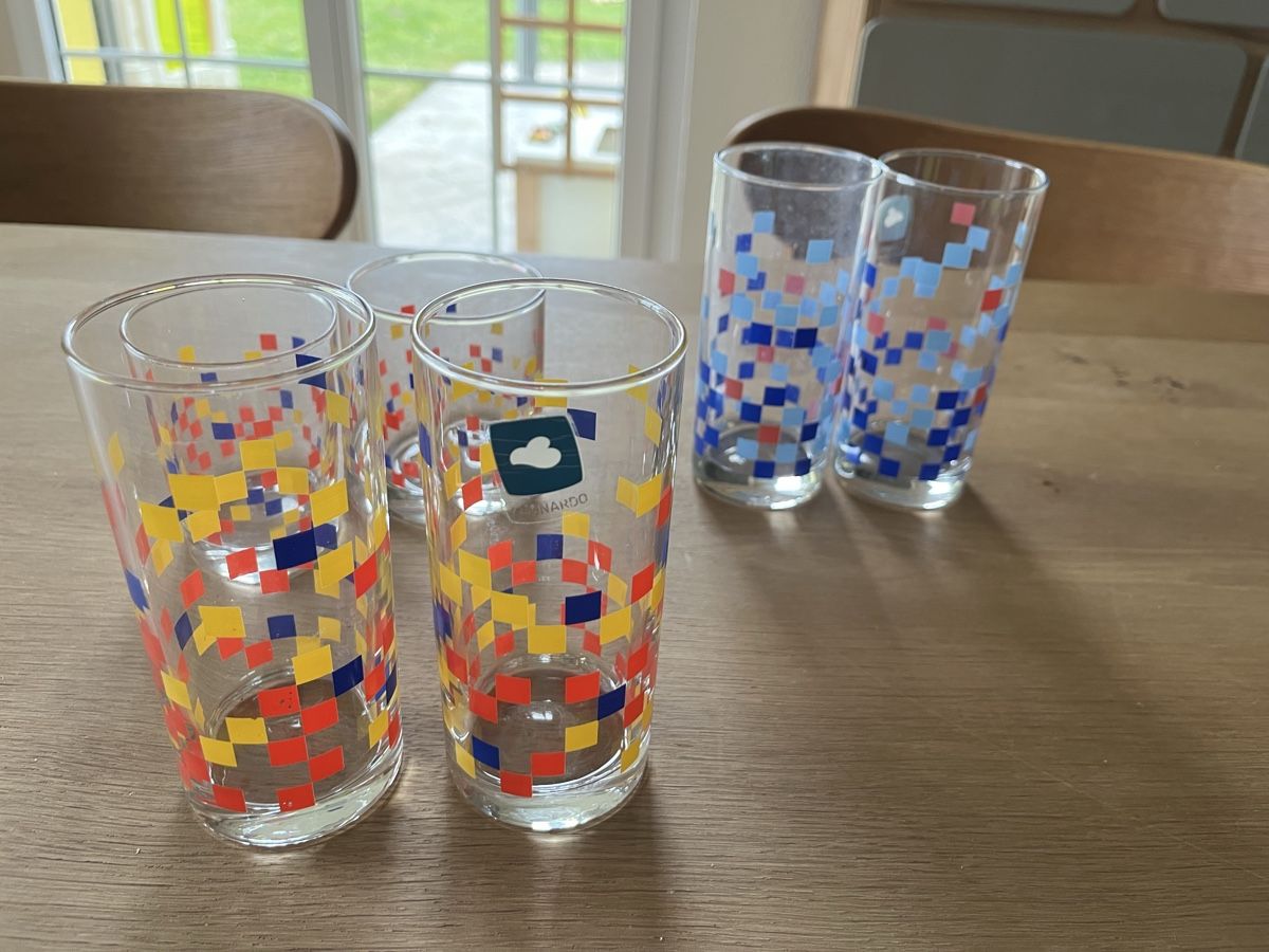Bicchieri: 6 x LEONARDO Trink Glas – Usato da Wolfwil venduto da NewGirl