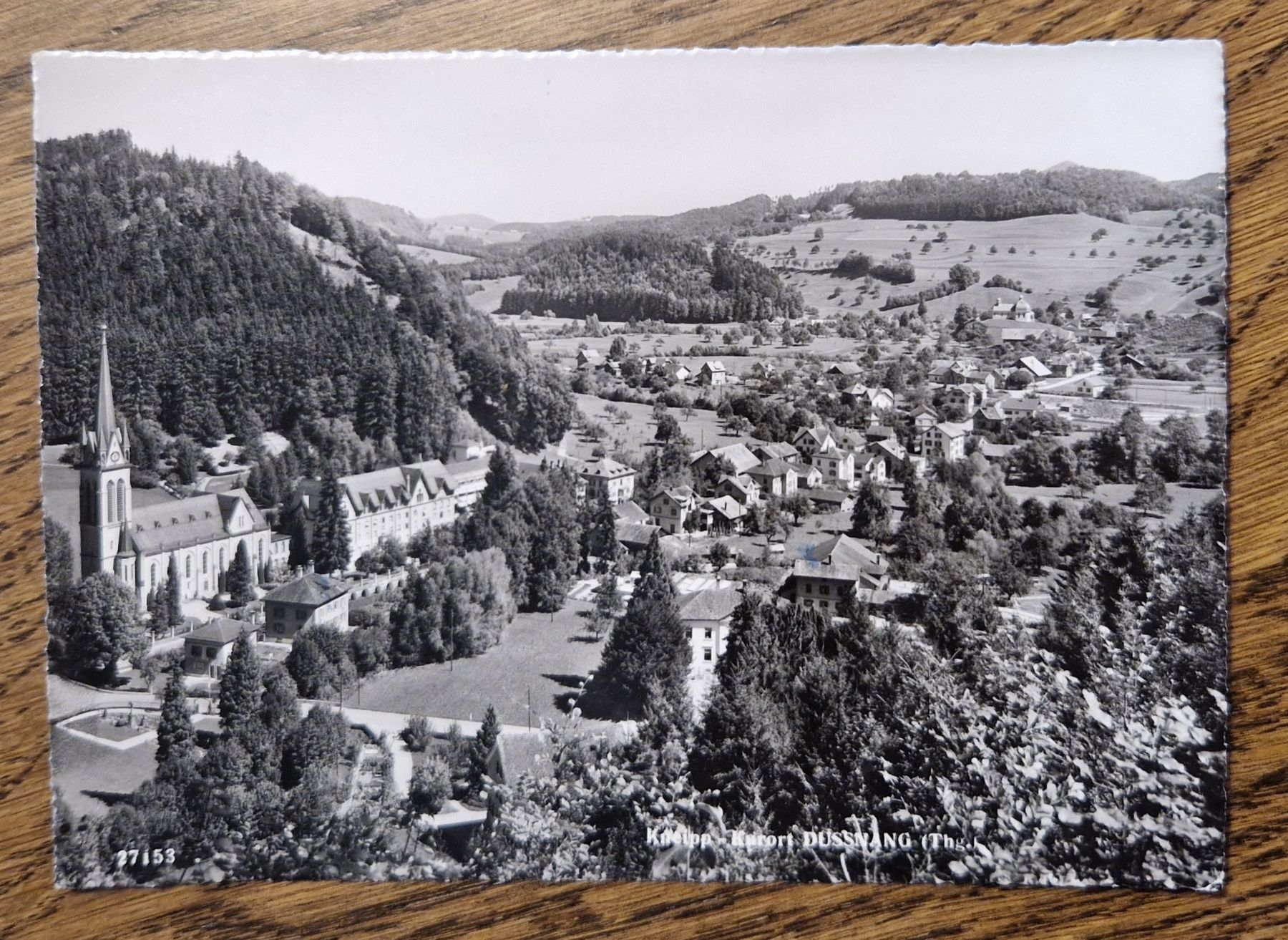 Ansichtskarten: Kneipp-Kurort Dussnang 1956 – Gebraucht aus Ebikon von Donar50