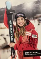 Jasmin Flury Swisski SUI SKI ALPIN Handsigniert