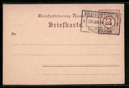 Chemnitz, Briefkarte der Hammonia Privat